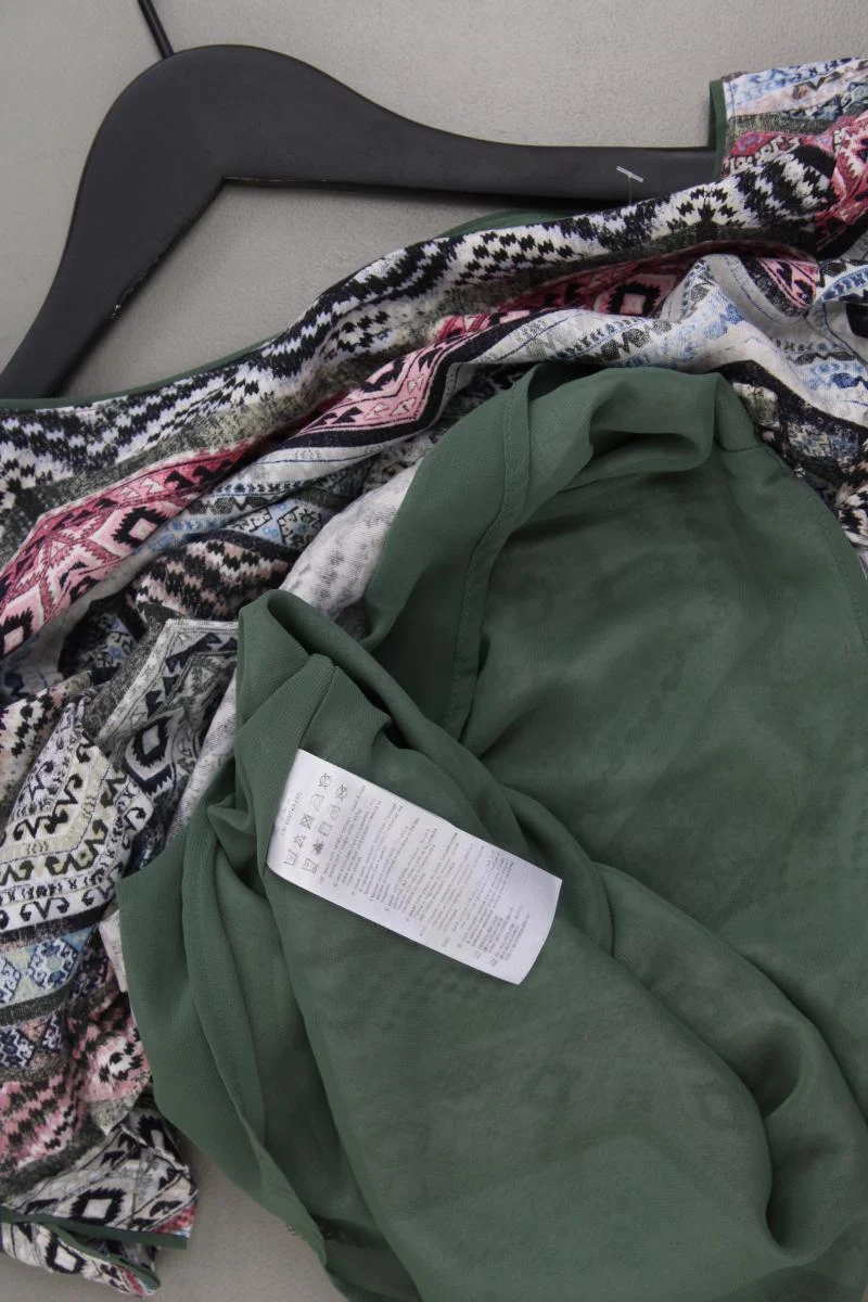 edc by Esprit Midikleid Gr. 32 neuwertig 3/4 Ärmel mehrfarbig aus Viskose