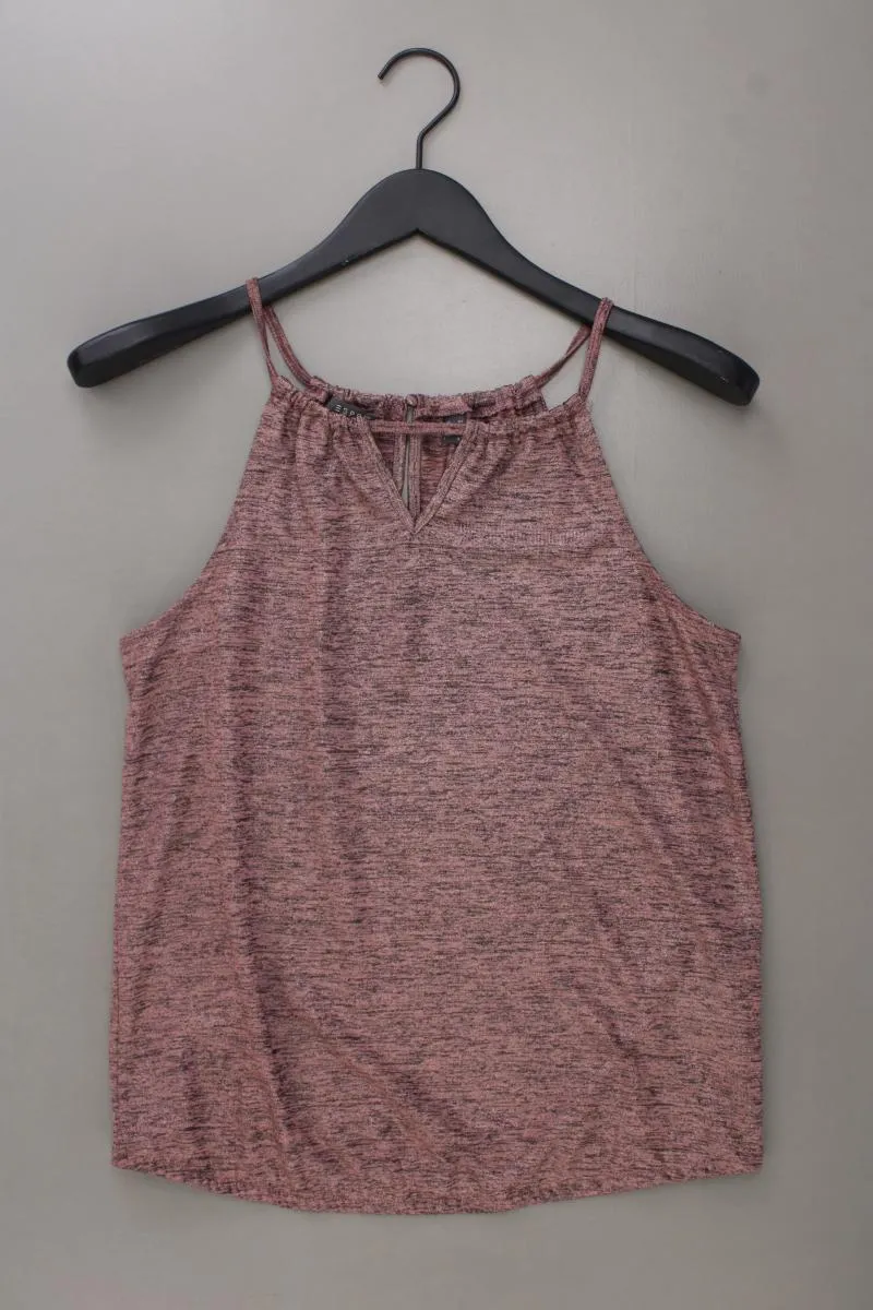 Esprit Spaghetti-Top Gr. XS neuwertig mit Glitzer lila aus Polyester