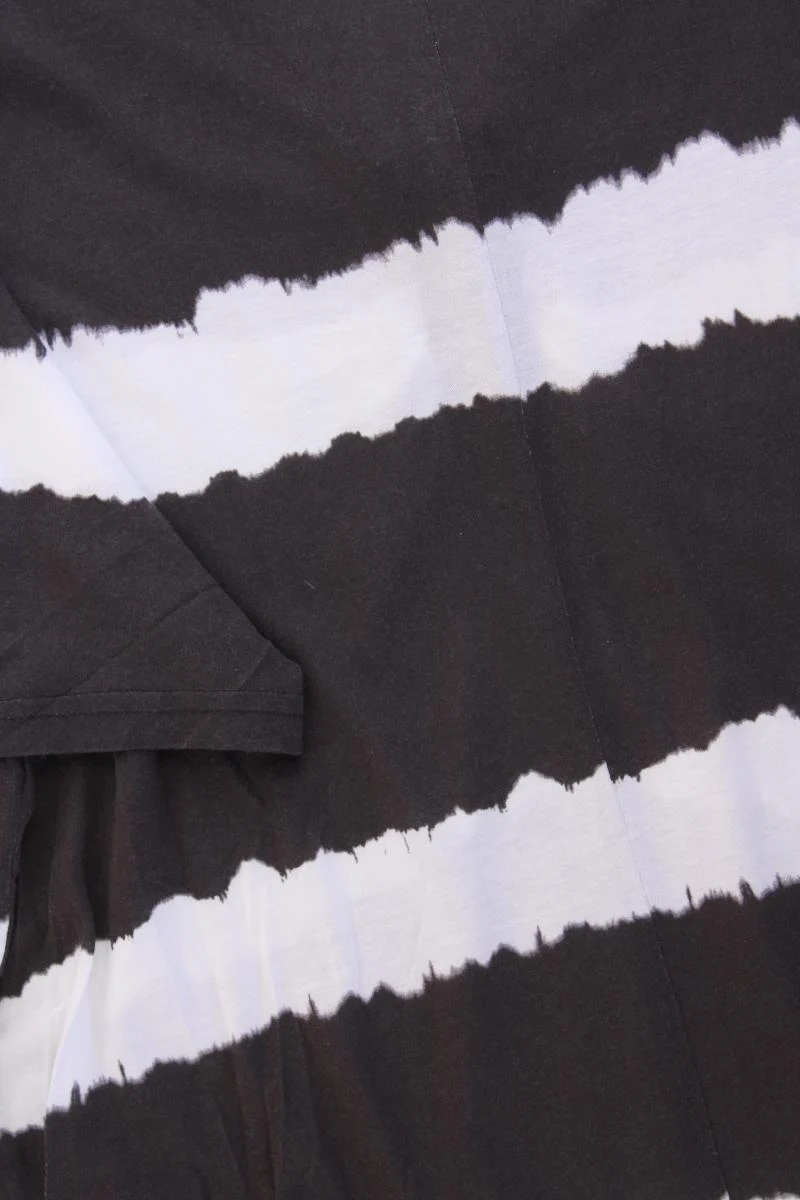 Ulla Popken Jerseykleid Gr. 46/48 mit Batikmuster neu mit Etikett Kurzarm braun