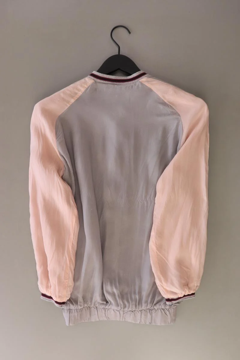 Zara Übergangsjacke Gr. XS grau aus Cupro