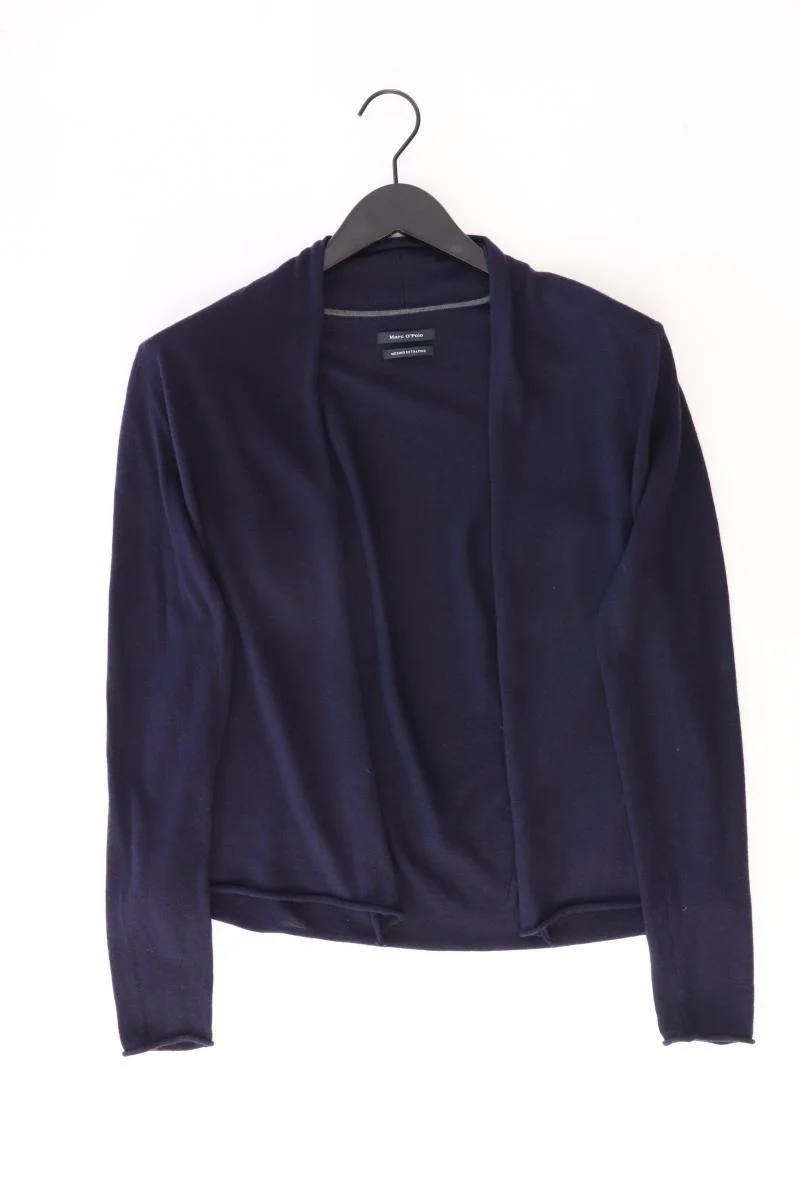 Marc O'Polo Strickjacke Gr. M Langarm blau aus Wolle