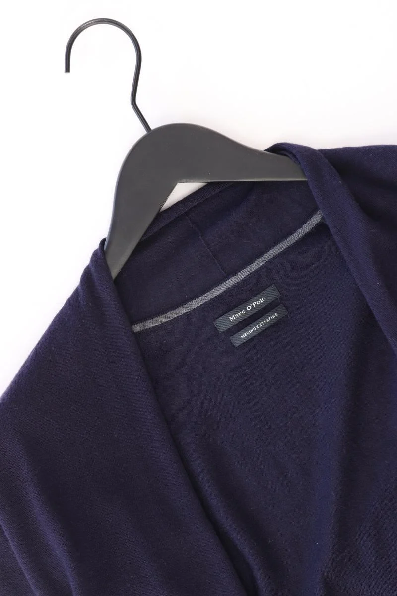 Marc O'Polo Strickjacke Gr. M Langarm blau aus Wolle