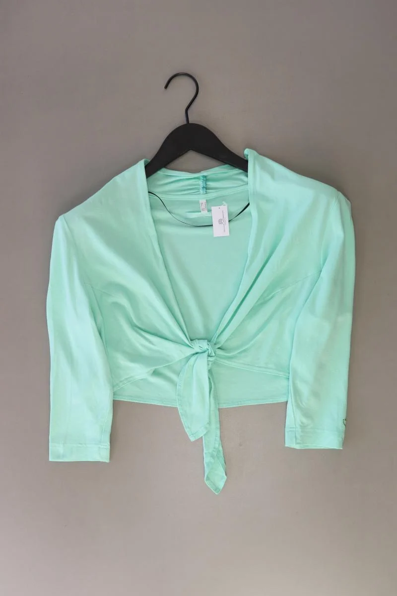 Steilmann Bolero Gr. 42 3/4 Ärmel grün aus Viskose