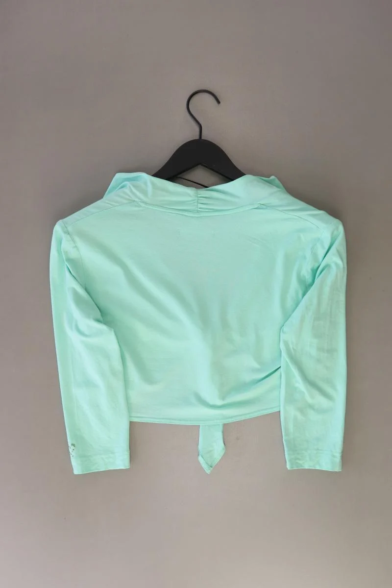 Steilmann Bolero Gr. 42 3/4 Ärmel grün aus Viskose