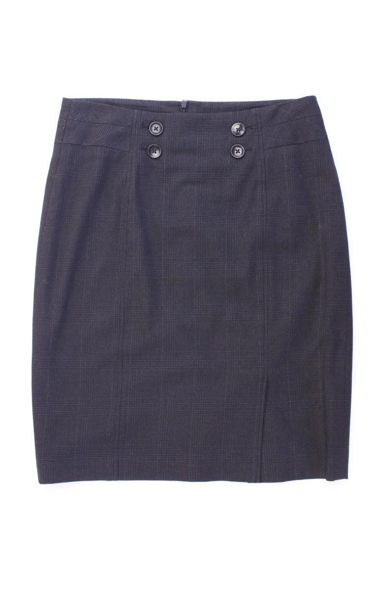 Esprit Collection Bleistiftrock Gr. 36 grau aus Polyester