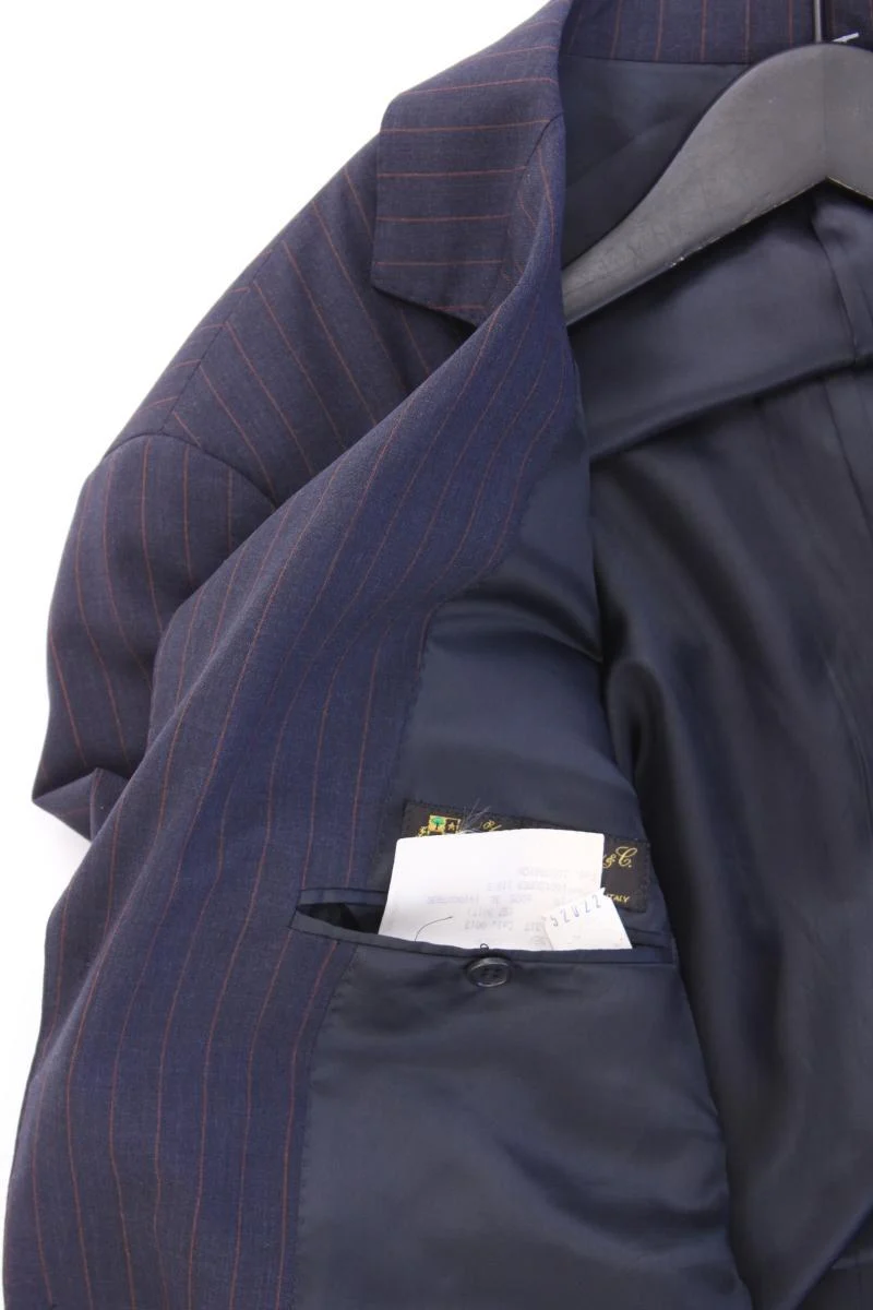 Loro Piana Wollsakko für Herren Gr. 52 gestreift blau