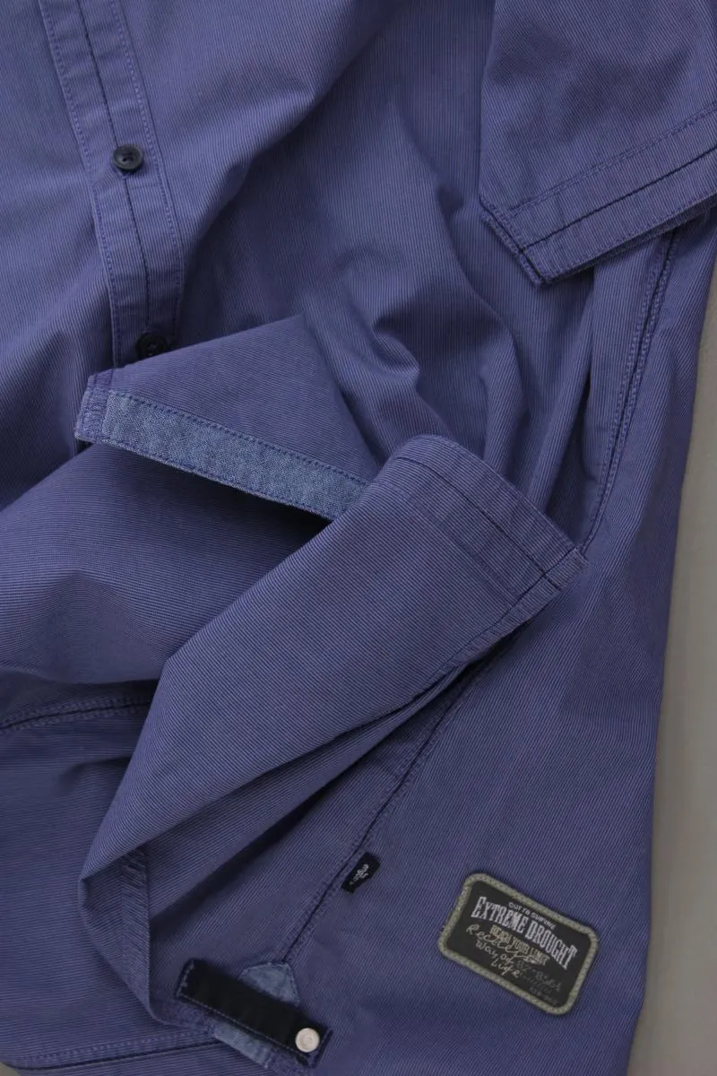 Engbers Kurzarmhemd für Herren Gr. Hemdgröße 39/40 blau aus Baumwolle