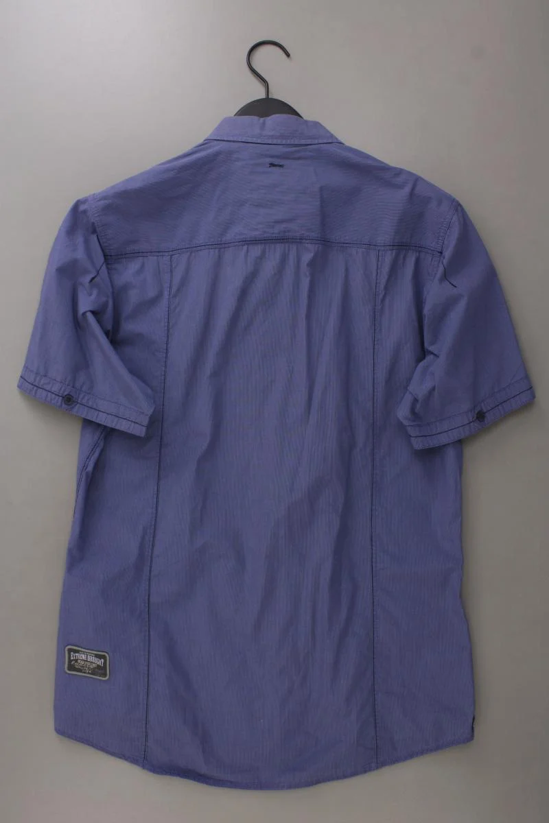 Engbers Kurzarmhemd für Herren Gr. Hemdgröße 39/40 blau aus Baumwolle