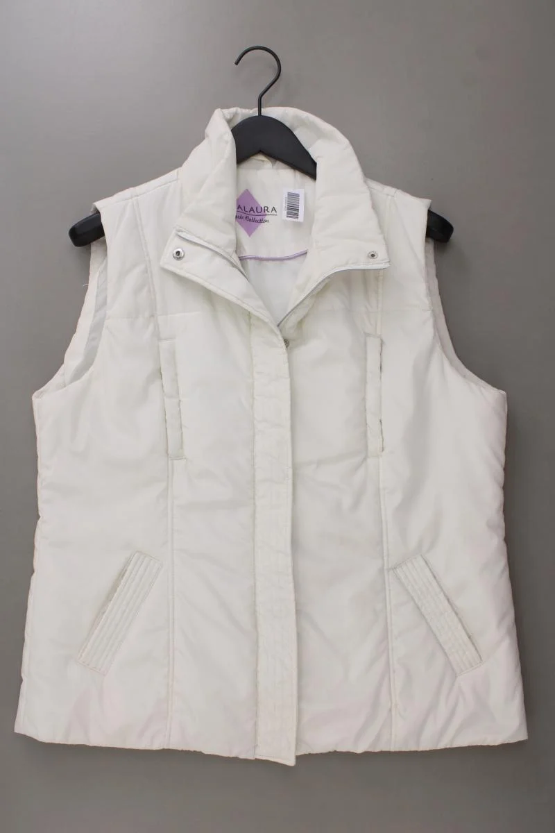 Gina Laura Classic Weste Gr. L creme aus Polyester