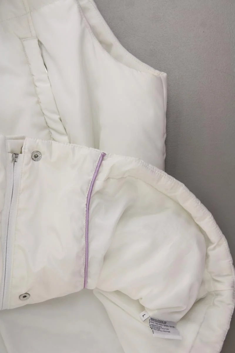 Gina Laura Classic Weste Gr. L creme aus Polyester