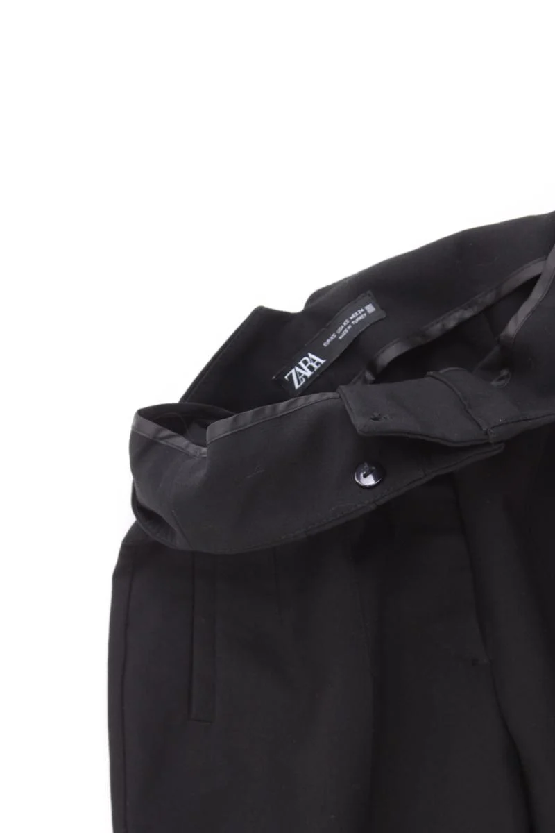 Zara Stoffhose Gr. XS schwarz aus Polyester