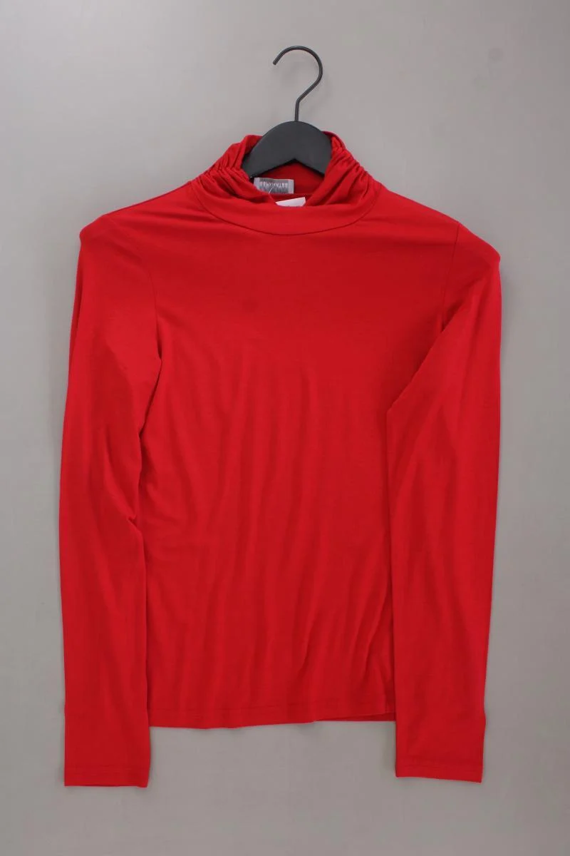Taifun Rollkragenshirt Gr. 36 neuwertig Langarm rot aus Viskose