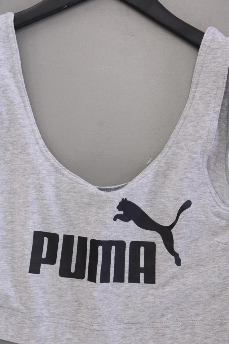 Puma Sport Top Gr. 38 neuwertig grau aus Baumwolle