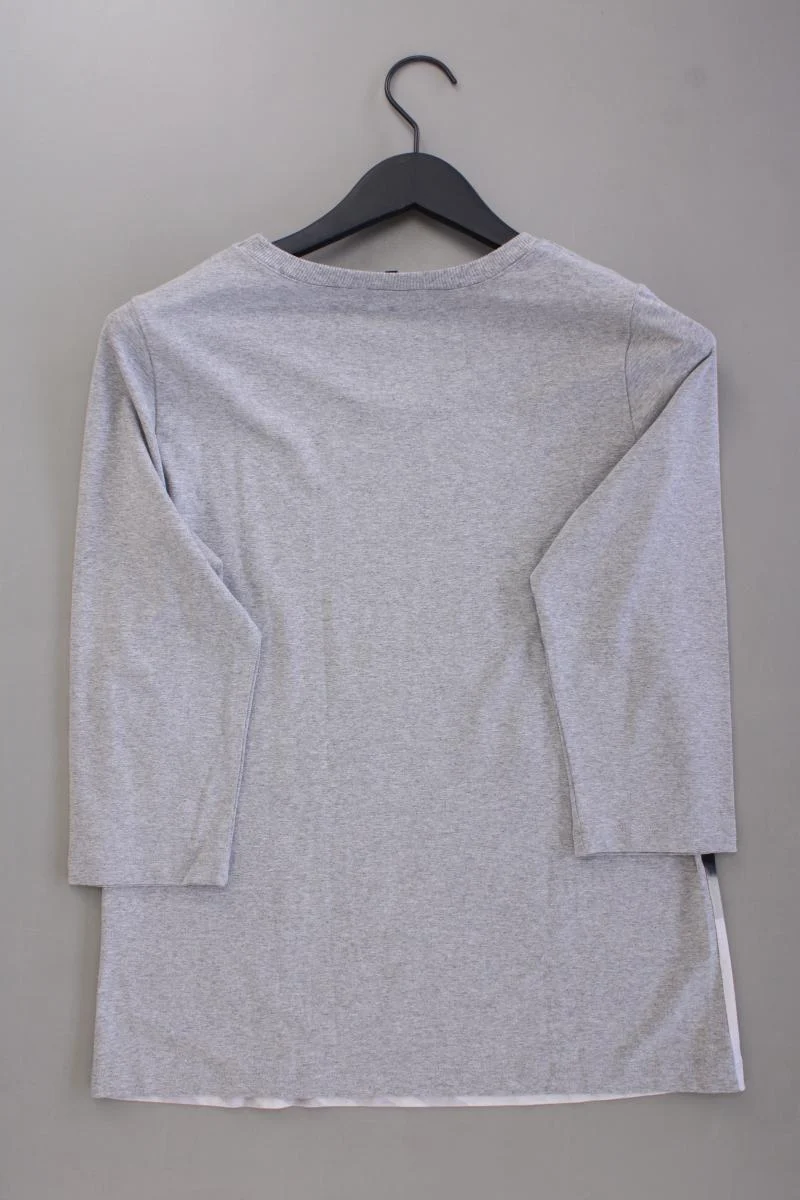 Bonita Printshirt Gr. M mit Blumenmuster 3/4 Ärmel grau