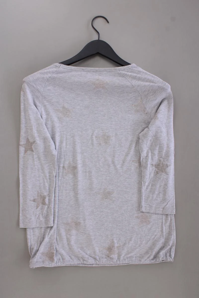 Street One Shirt mit Sternenmuster Gr. 38 3/4 Ärmel grau