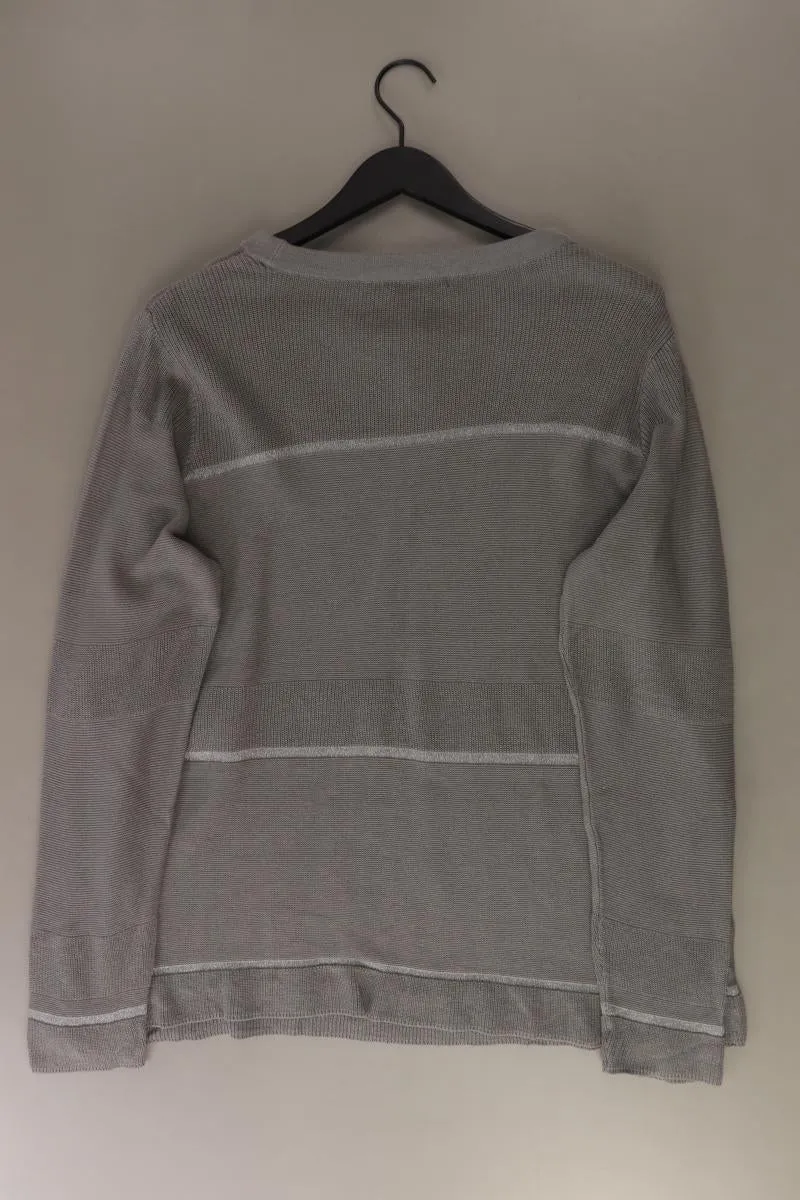 rick cardona Feinstrickpullover Gr. 48 grau aus Viskose