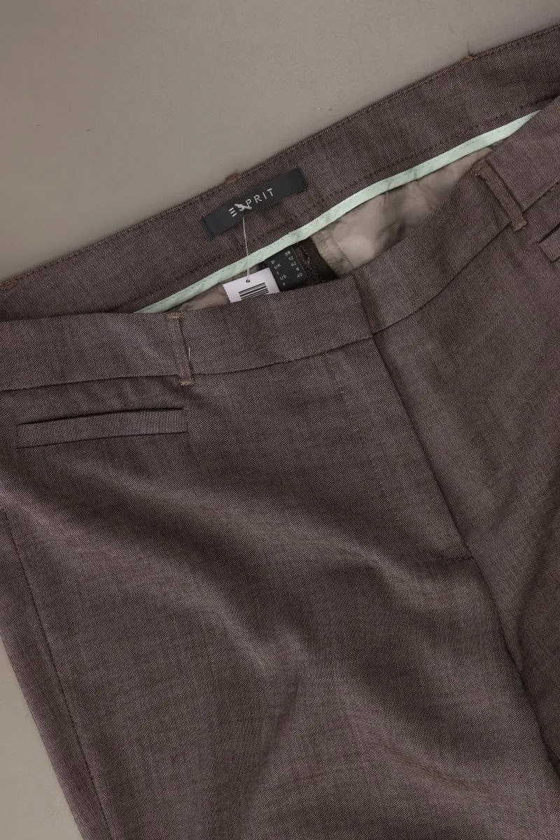 Esprit Anzughose Gr. 38 braun aus Polyester
