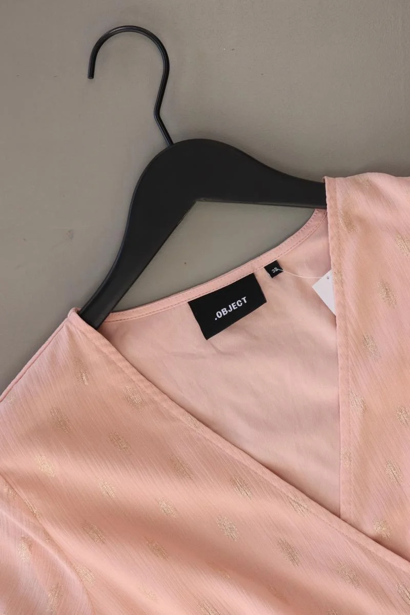 Object Chiffonkleid Gr. 38 Langarm rosa aus Polyester