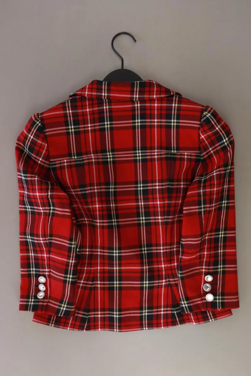 Melrose Regular Blazer Gr. 34 kariert rot