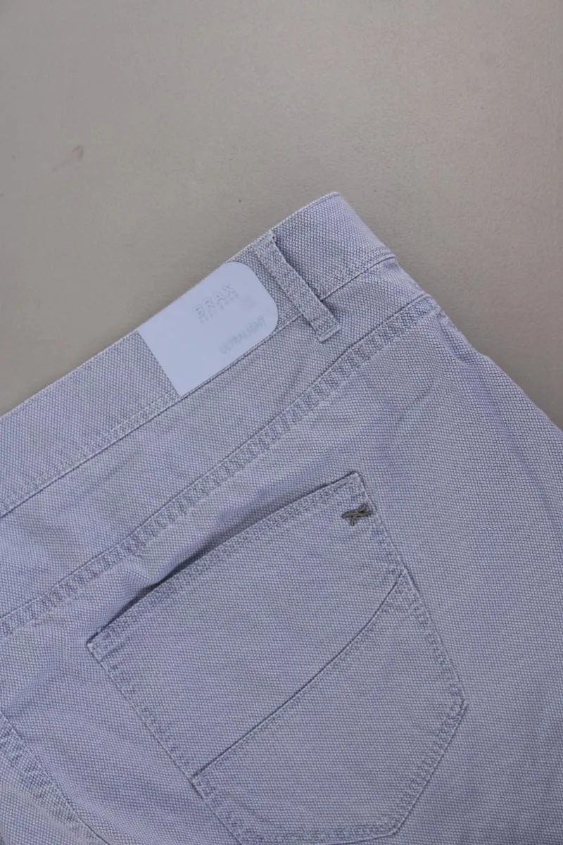 Brax Hose Ultraleicht für Herren Gr. Kurzgröße 28 blau aus Baumwolle