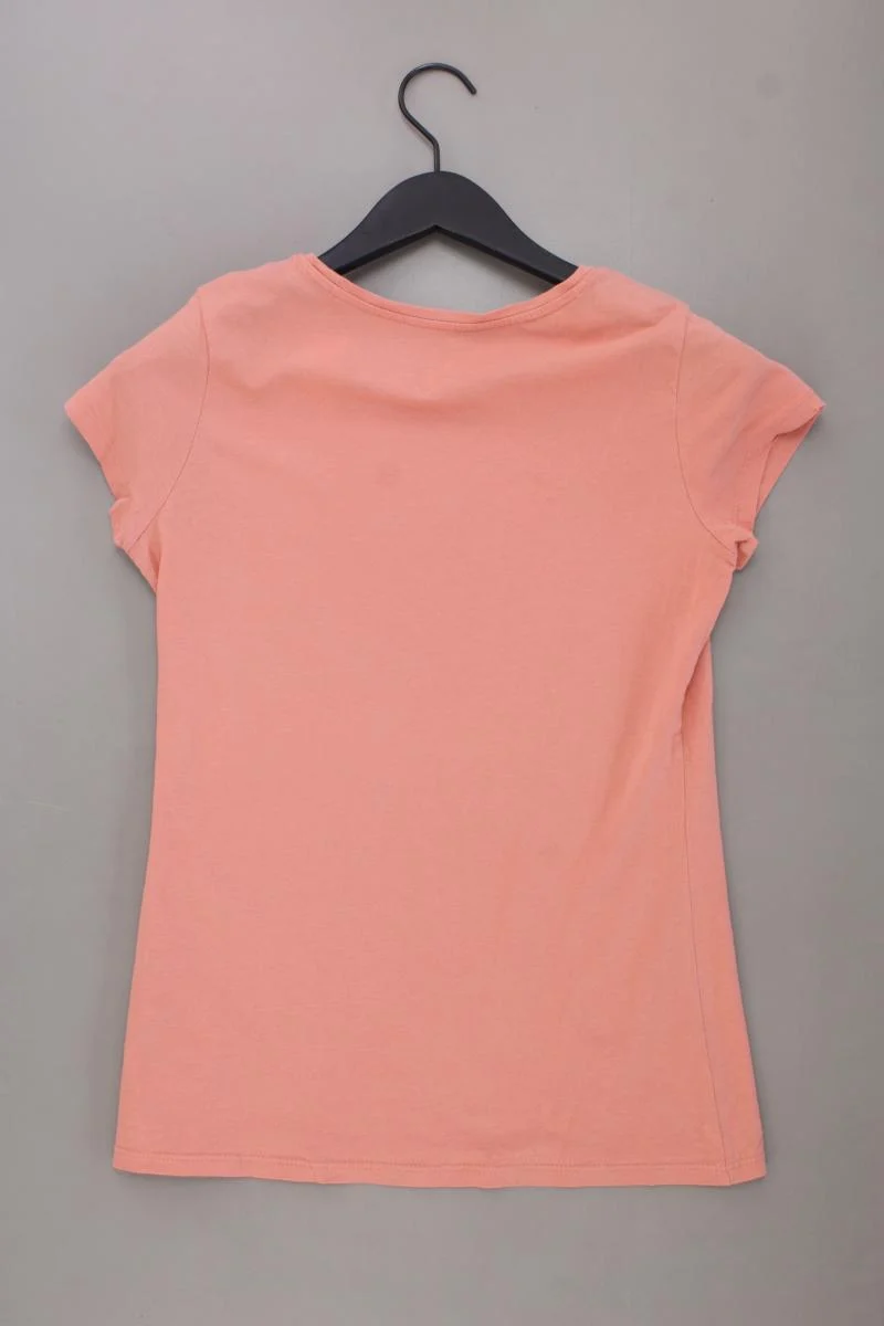 Tom Tailor (Denim) Printshirt Gr. M Kurzarm orange aus Baumwolle