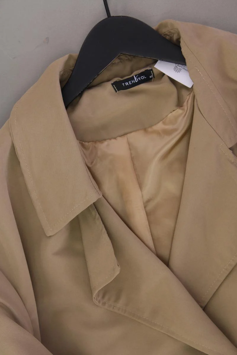 Trendyol Trenchcoat Gr. 42 braun aus Polyester
