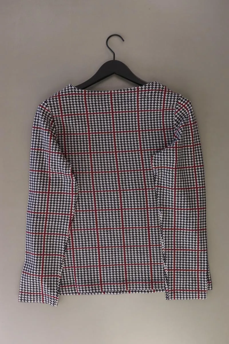 Street One Feinstrickpullover Gr. 42 hahnentritt neuwertig schwarz aus Baumwolle