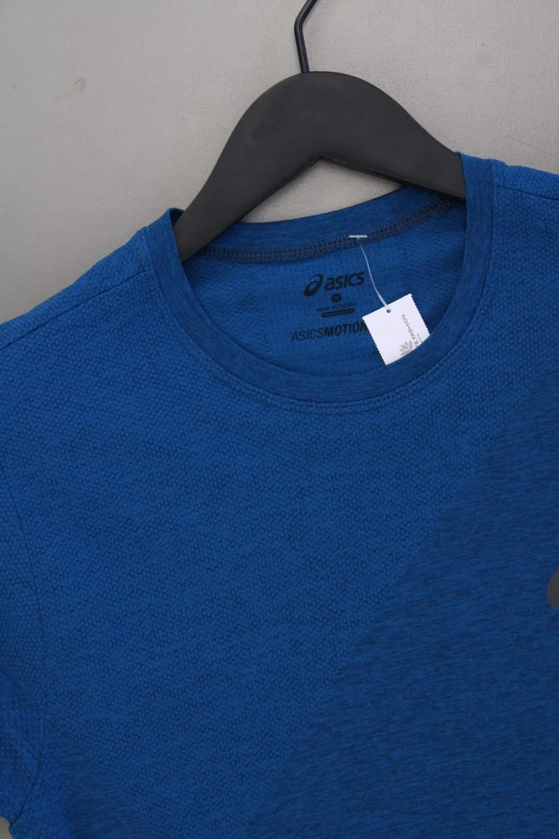 Asics Sportshirt für Herren Gr. M neuwertig Kurzarm blau
