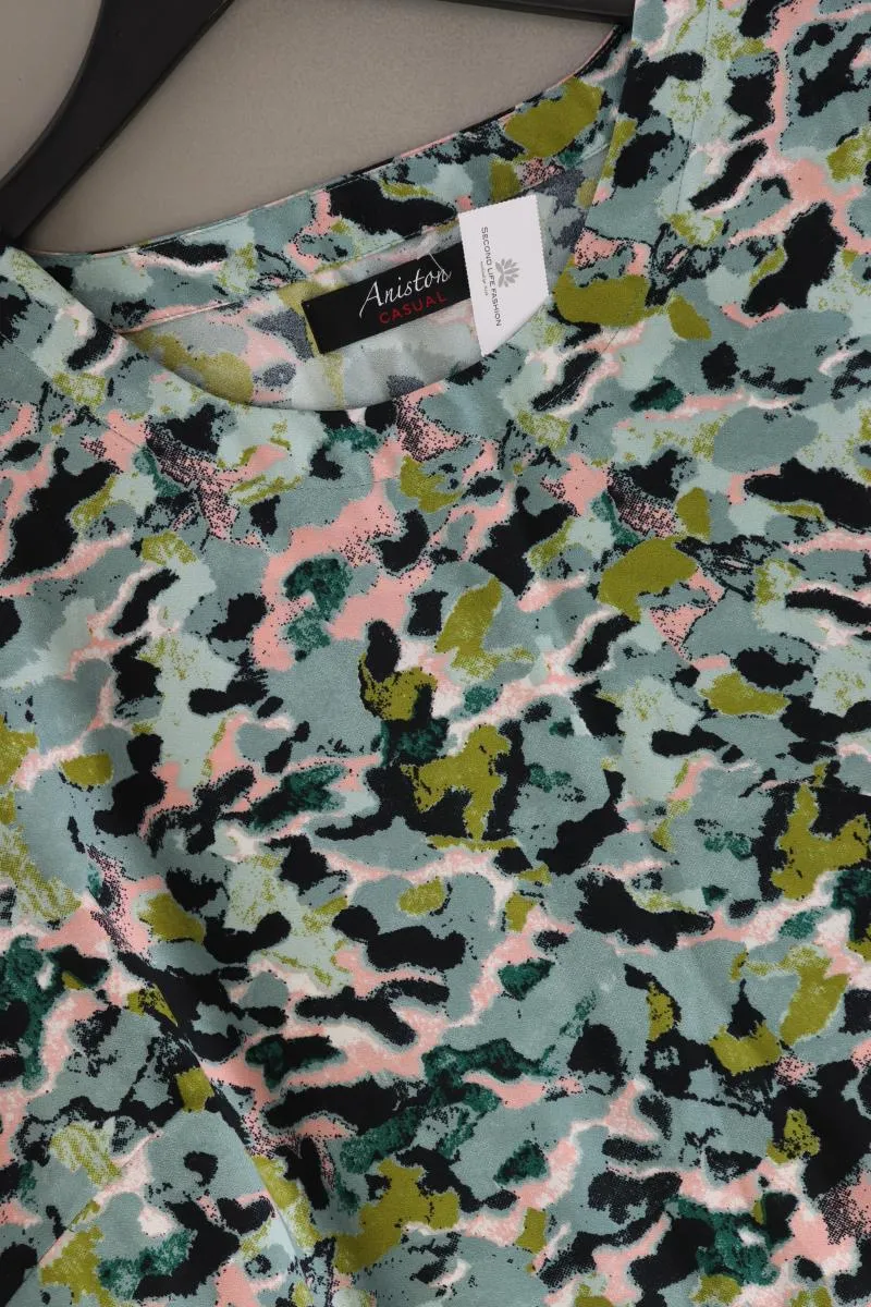 Aniston Midikleid Gr. 46 3/4 Ärmel grün aus Polyester