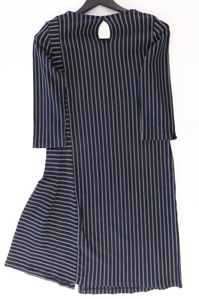 Marc O'Polo Midikleid Gr. 40 gestreift 3/4 Ärmel blau aus Viskose