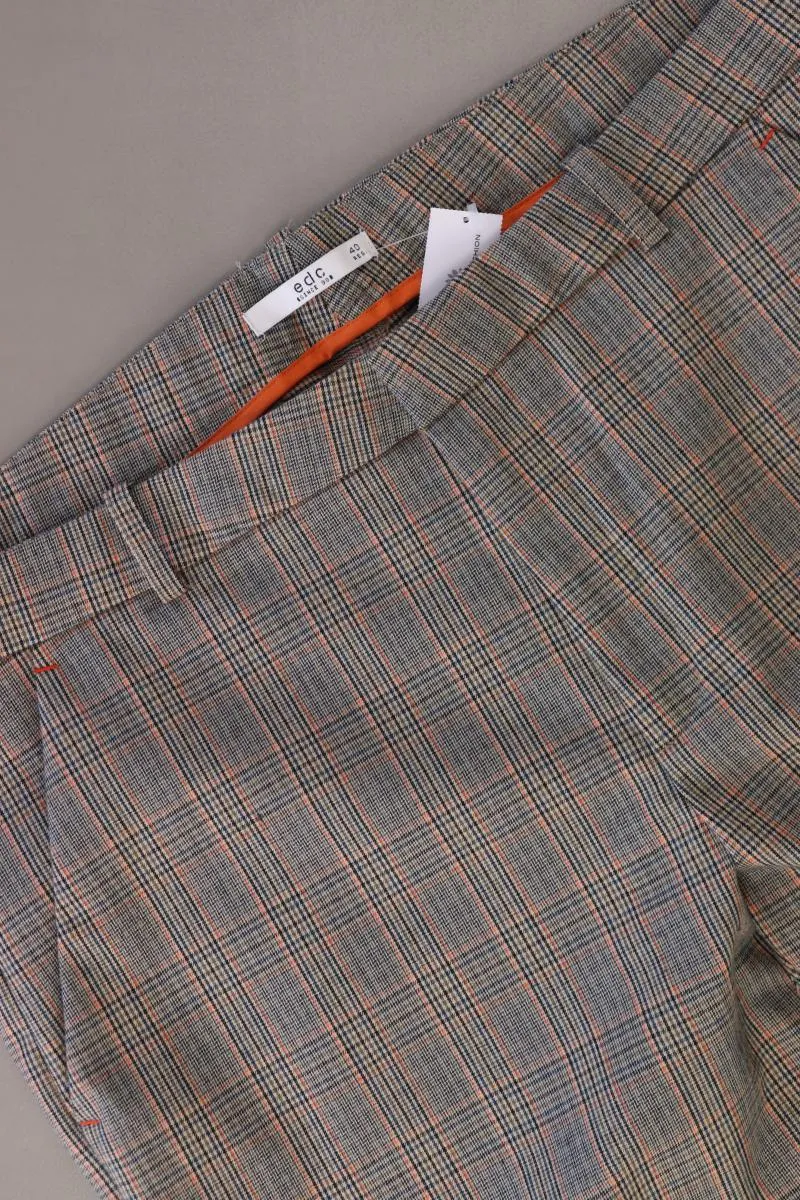 edc by Esprit Hose Gr. 40 kariert braun aus Polyester