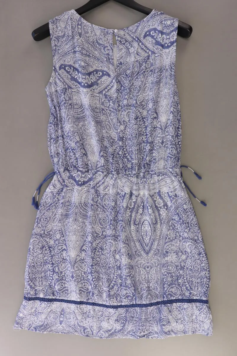 Esprit Midikleid Gr. 38 Ärmellos blau aus Viskose