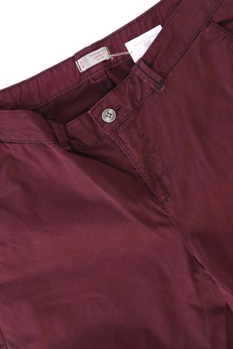 Esprit Chinohose Gr. 38/L32 lila aus Baumwolle