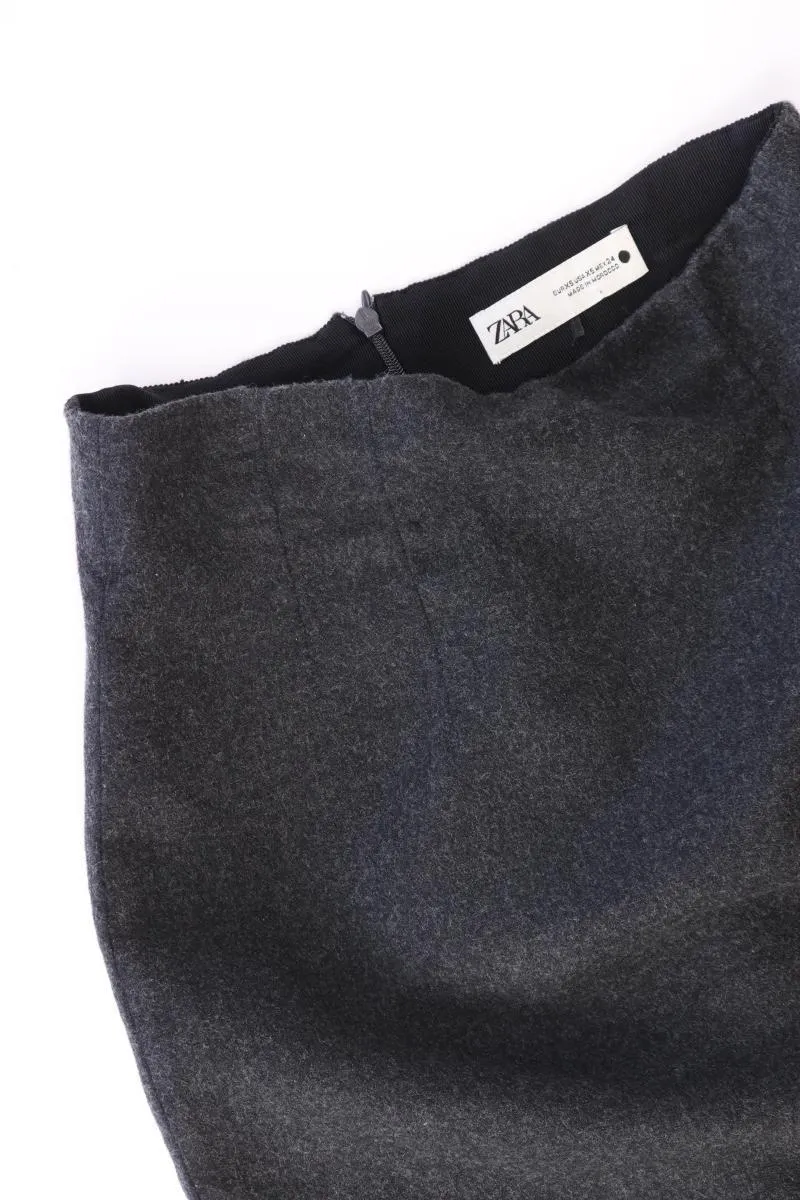 Zara Maxirock Gr. XS grau