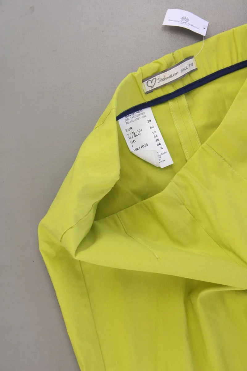 Stehmann Stretchhose Gr. 38 neuwertig grün aus Viskose