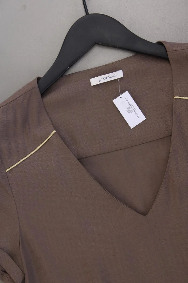 Promod Kleid Gr. 38 Kurzarm braun