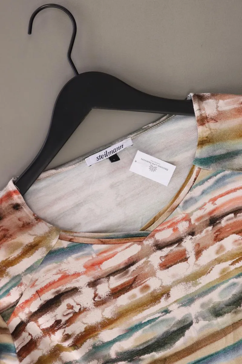 Steilmann Printshirt Gr. L Langarm mehrfarbig aus Viskose