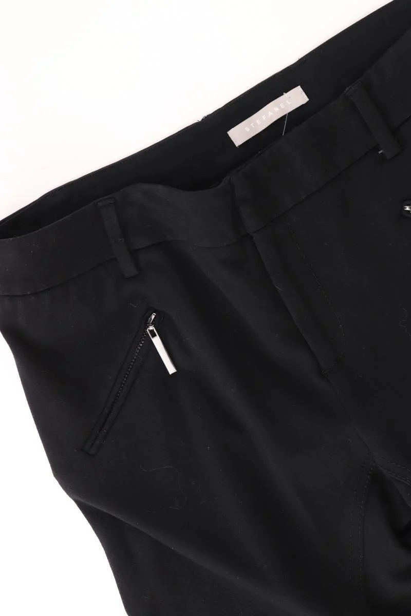 Stefanel Stoffhose Gr. 40 schwarz aus Polyester