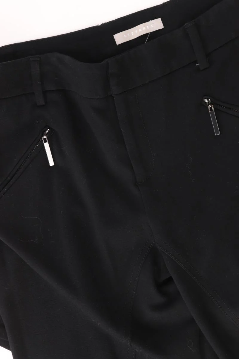 Stefanel Stoffhose Gr. 40 schwarz aus Polyester