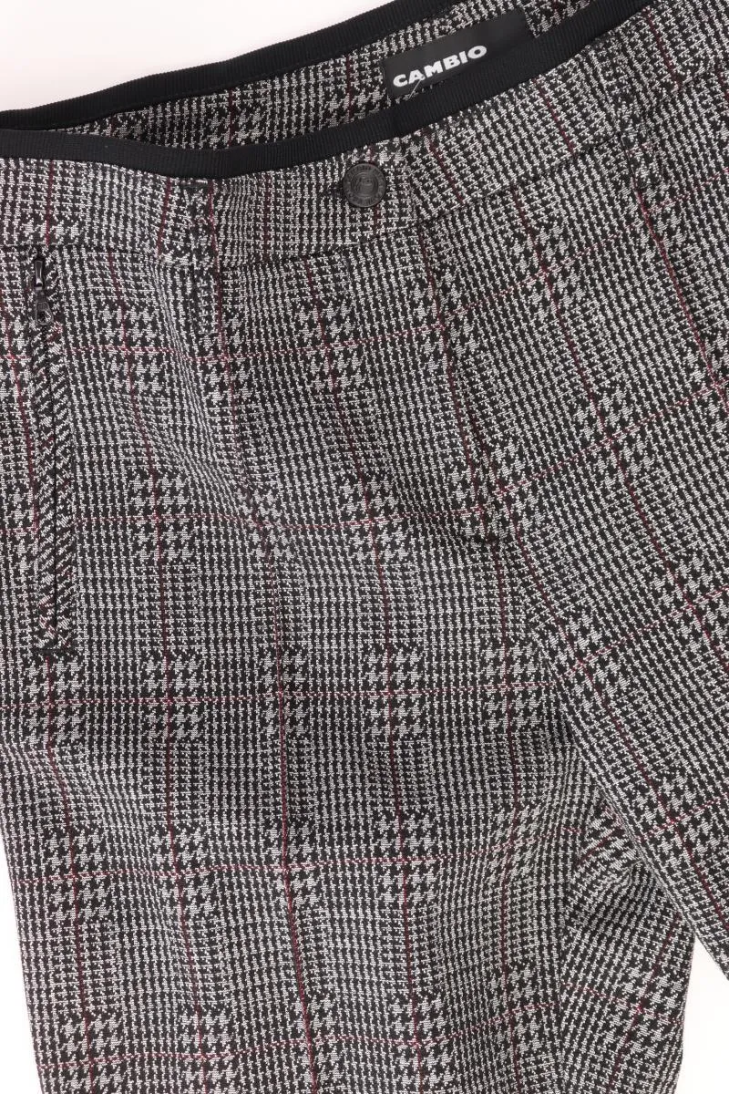 Cambio Stoffhose Gr. 40 hahnentritt Modell Rhona grau aus Viskose