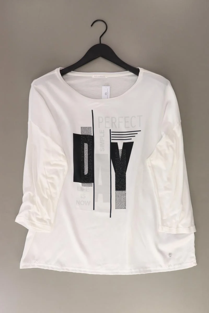 Key Largo Printshirt Gr. XXL 3/4 Ärmel weiß aus Viskose