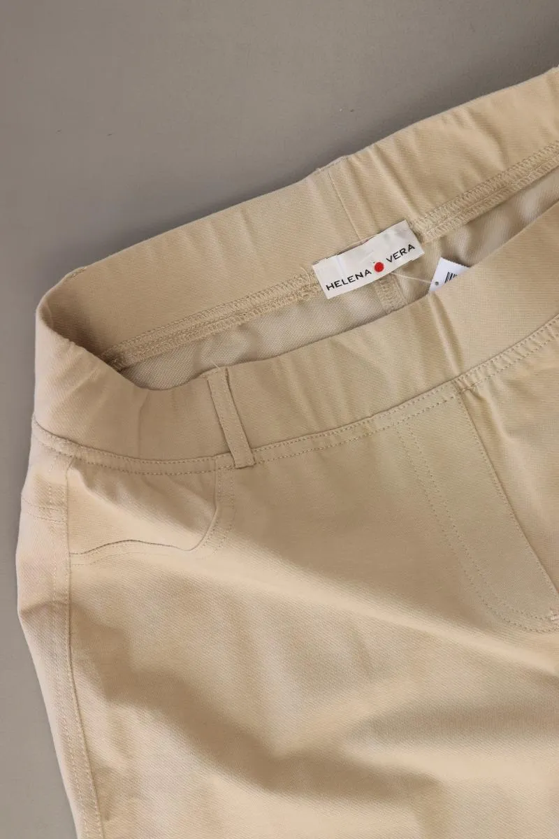 Helena Vera Stretchhose Gr. 44/46 creme aus Baumwolle