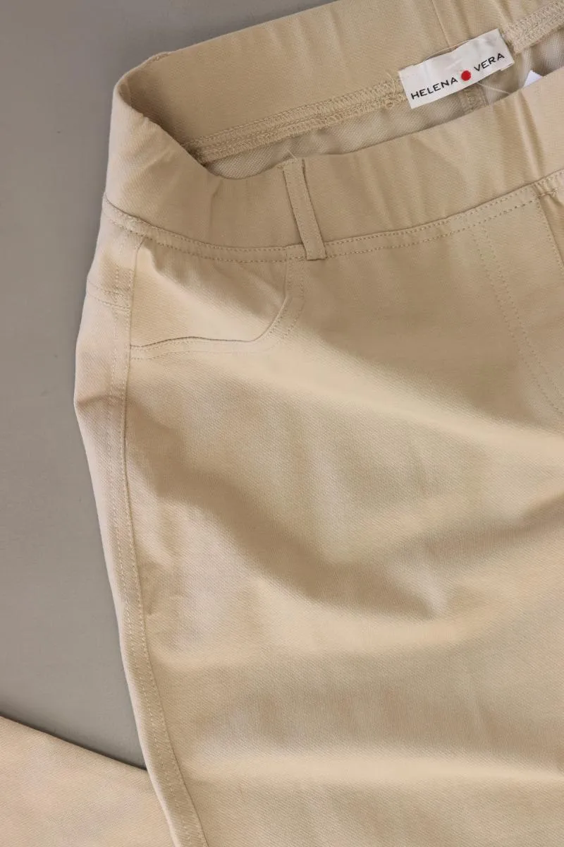 Helena Vera Stretchhose Gr. 44/46 creme aus Baumwolle