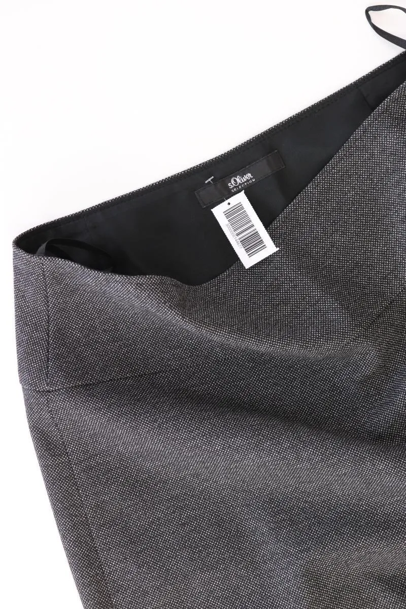 s.Oliver Selection Bleistiftrock Gr. 38 grau aus Polyester
