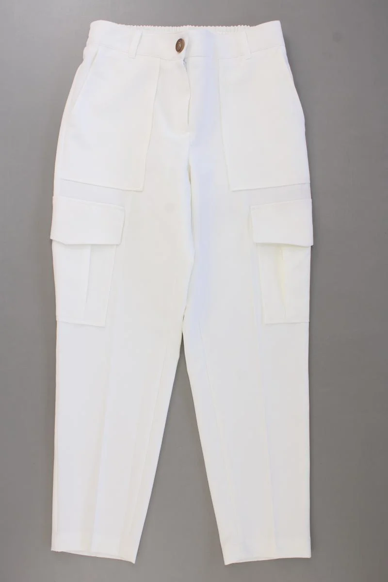 REKEN MAAR Cargohose Gr. 36 neuwertig creme aus Polyester