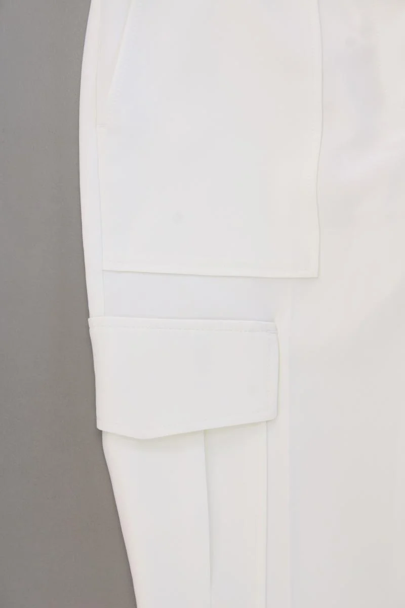 REKEN MAAR Cargohose Gr. 36 neuwertig creme aus Polyester