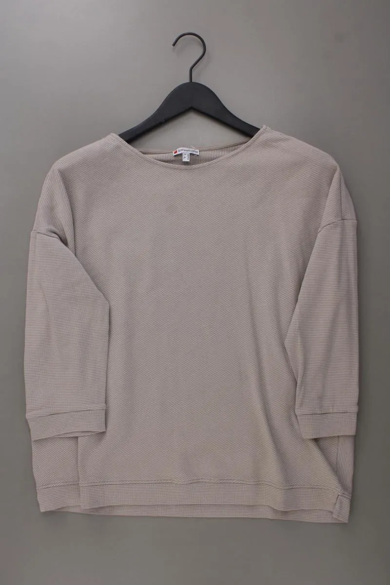 Street One Feinstrickpullover Gr. 44 neuwertig grau aus Baumwolle
