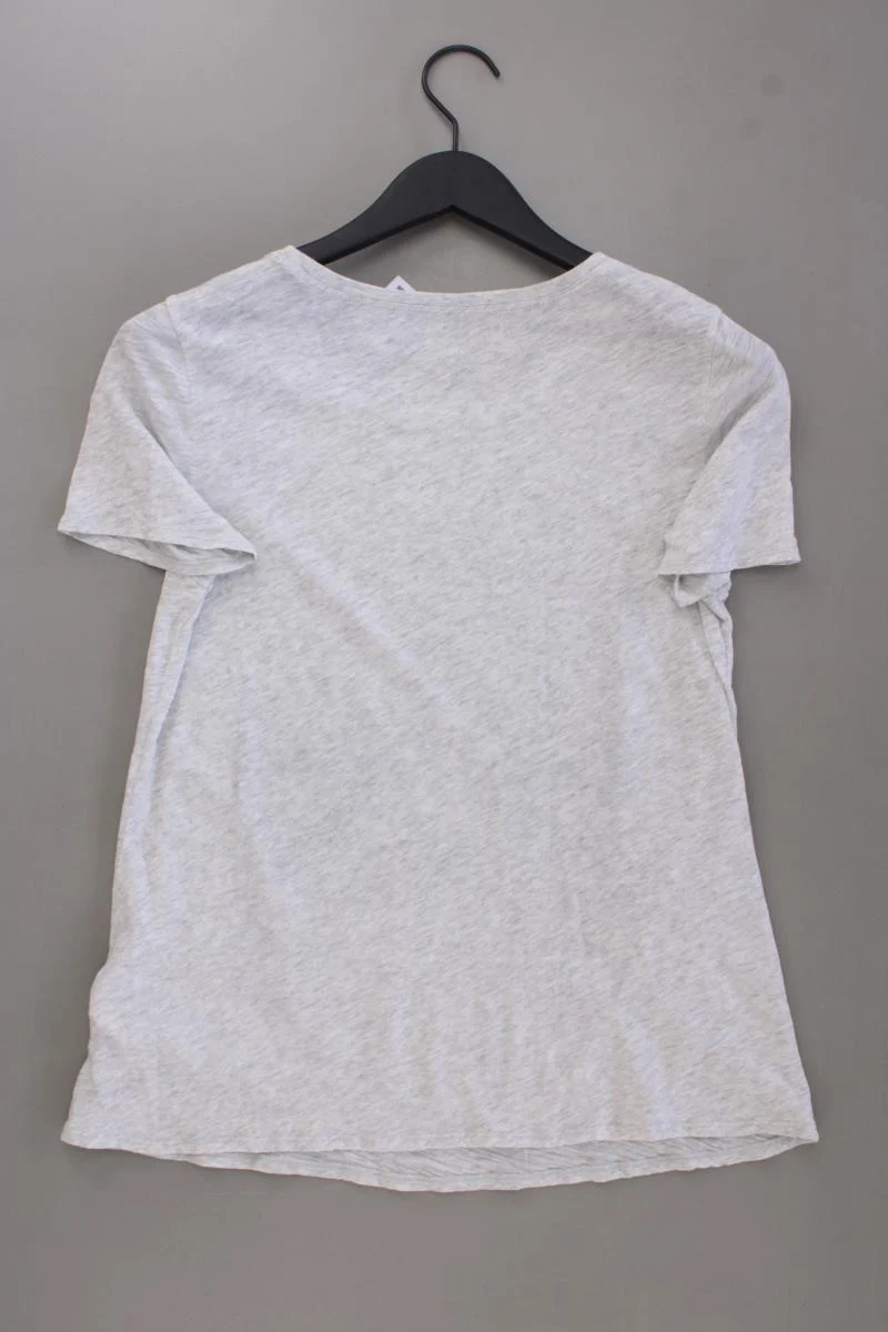 Marc O'Polo Printshirt Gr. M Kurzarm grau aus Baumwolle