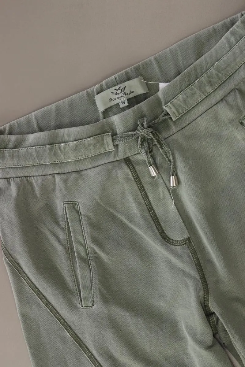 Fritzi aus Preußen Jogginghose Gr. XS grün aus Baumwolle