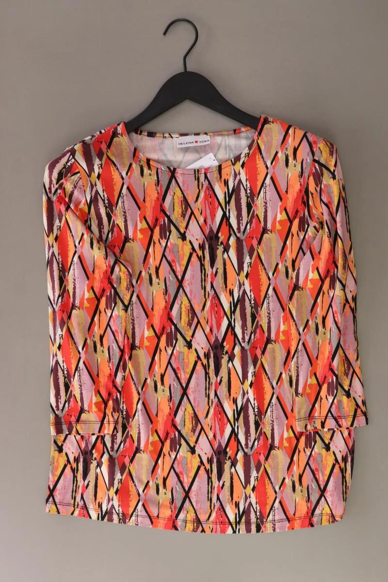 Helena Vera Printshirt Gr. 38 3/4 Ärmel orange aus Viskose
